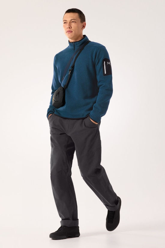 Arc'teryx Mens Covert Half Zip Fleece Lodestar Heather