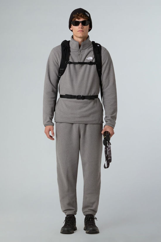 The North Face Mens Glacier Quarter Zip Fleece  Tnf Mid Grey Heather