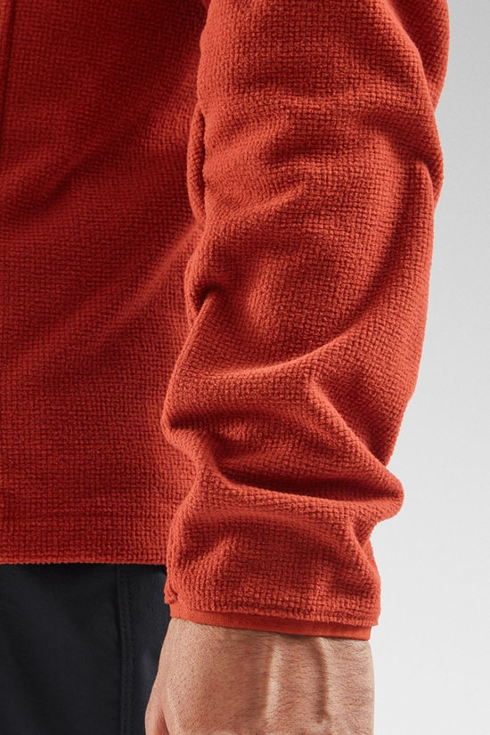 Rab Mens Tecton 2.0 Pull On Fleece Tuscan Red