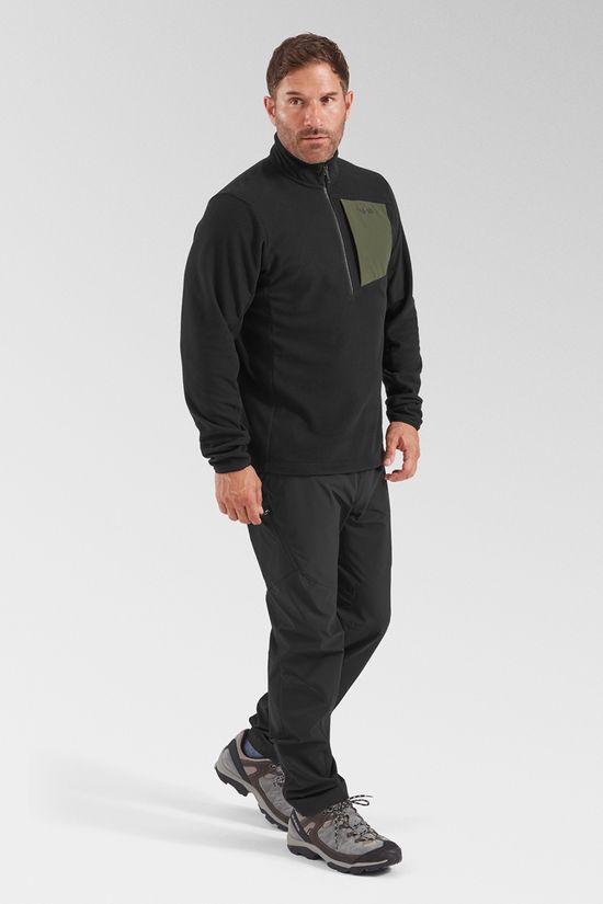 Rab Mens Tecton 2.0 Pull On Fleece Black/Army
