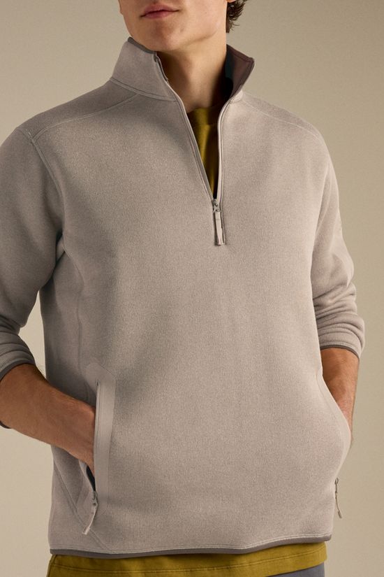 Arc'teryx Mens Covert Half Zip Fleece Rune Heather