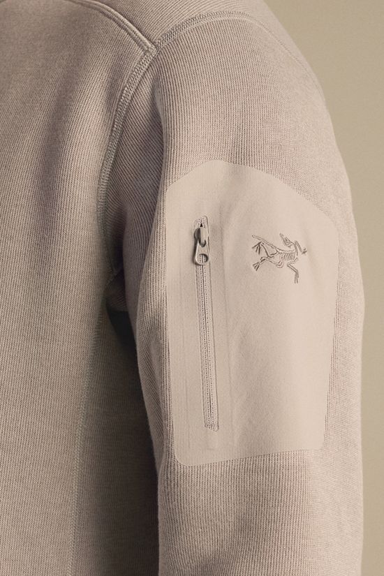 Arc'teryx Mens Covert Half Zip Fleece Rune Heather