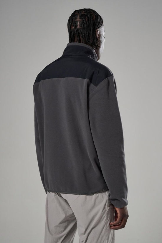 Montane Mens Roco Quarter Zip Fleece Midnight Grey
