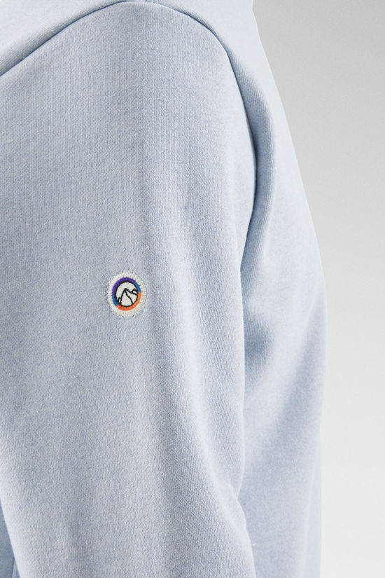Patagonia Mens Fitz Roy Icon Uprisal Crew Sweatshirt Fleck Blue