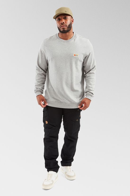 Fjallraven Mens Vardag Sweater Grey-Melange