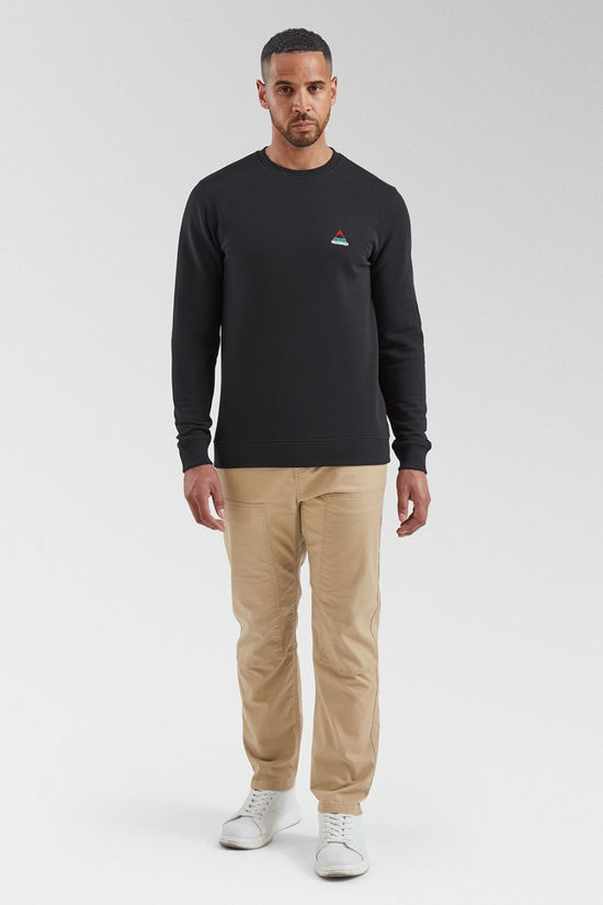 Passenger Mens Vita Organic Cotton Sweatshirt Black