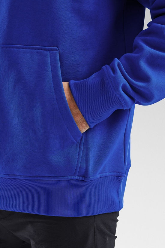 The North Face Mens Raglan Box NSE Hoodie Sweatshirt Tnf Blue/Tnf Black