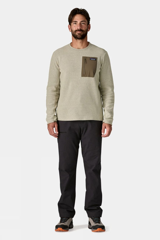 Patagonia Mens R1 Air Crew Sweatshirt Fleece Pelican