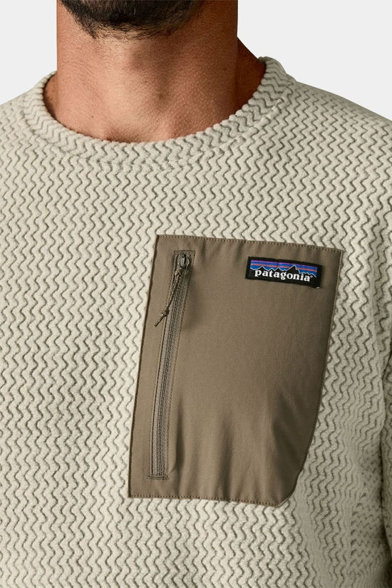Patagonia Mens R1 Air Crew Sweatshirt Fleece Pelican