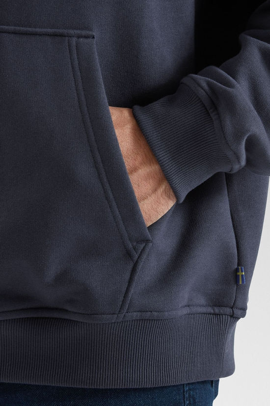 Fjallraven Mens Fjällräven Classic Hoodie Sweater Dark Navy