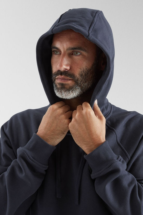 Fjallraven Mens Fjällräven Classic Hoodie Sweater Dark Navy