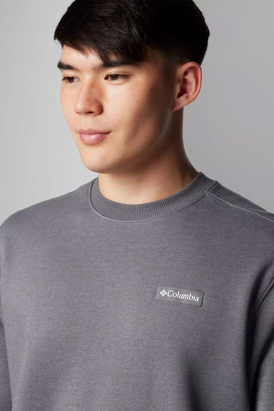 Columbia Mens Dry Creek Heavyweight Crew Sweatshirt City Grey Heather