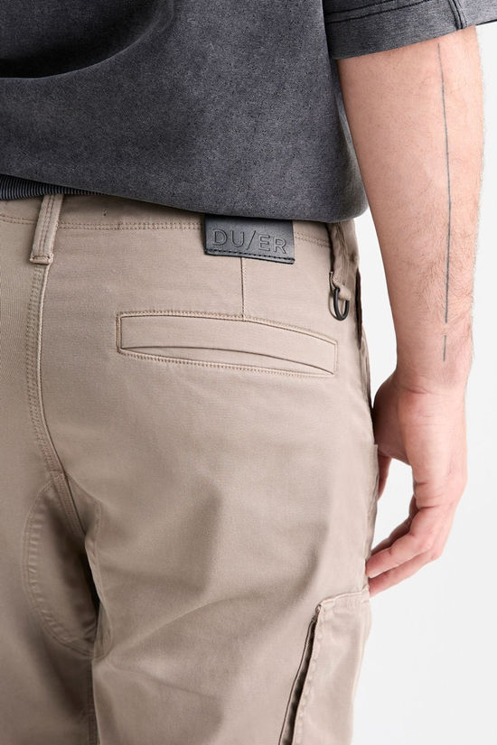Duer Mens Live Lite Adventure 10" Shorts Sediment
