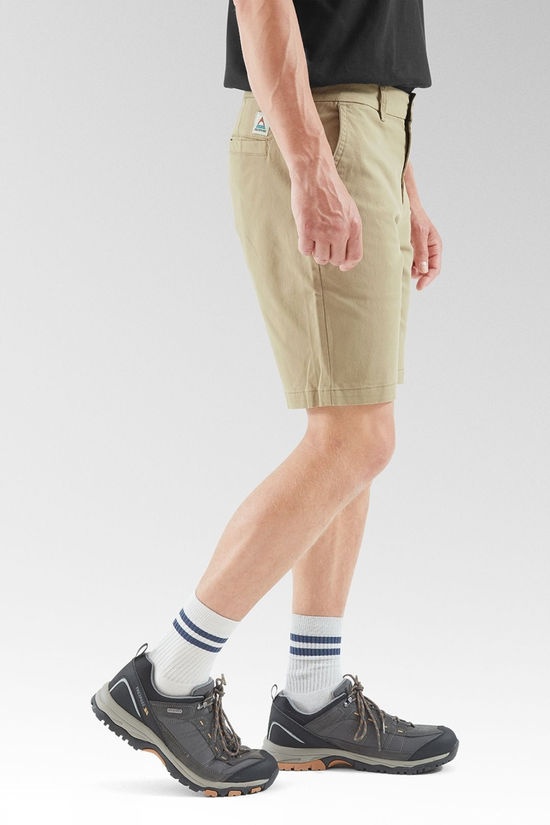 Passenger Mens 365 Organic Cotton Shorts Chinchilla Brown