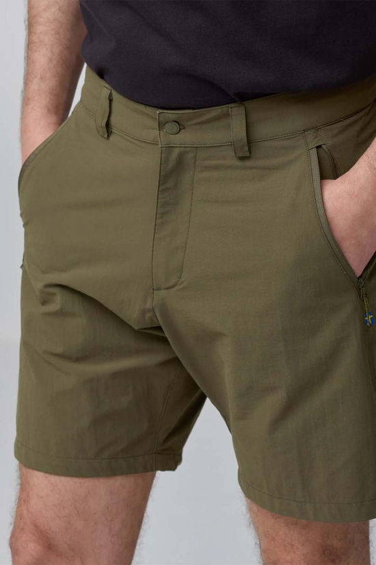 Fjallraven Mens High Coast Pack Shorts  Laurel Green