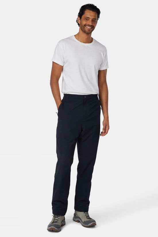 Ayacucho Mens Glen Waterproof Fleece Lined Trousers Black