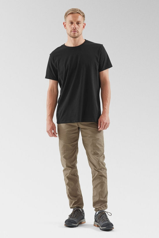 Fjallraven Mens Vardag Trousers Suede Brown