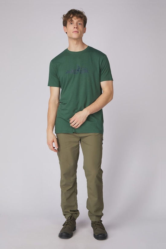 Ayacucho Mens Jungle Travel Trousers Moss