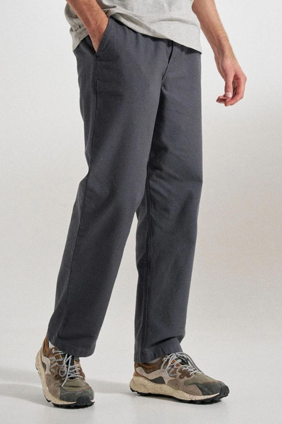 Passenger Mens Adventurer Organic Canvas Trousers Charcoal