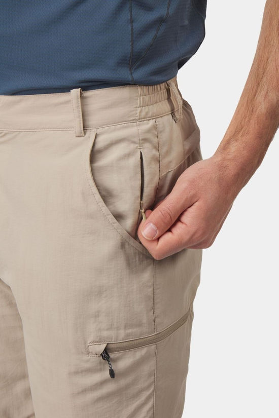 Ayacucho Mens Jungle Travel Zip-Off Trousers Beige