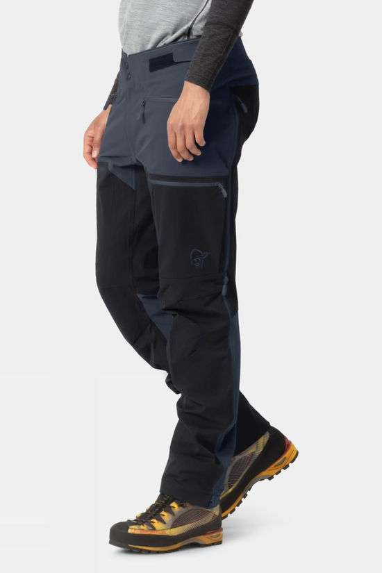 Norrona Mens Trollveggen Flex1 Pants Cool Black/Caviar
