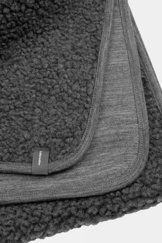 Icebreaker Unisex Realfleece Merino High Pile Scarf Gritstone Hthr
