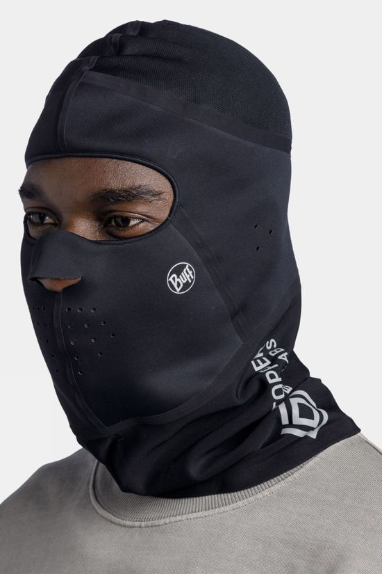 Buff Unisex Windproof Balaclava Solid Black