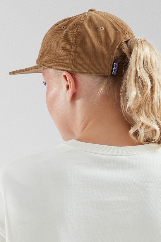 Patagonia Unisex Corduroy Cap '95 Oval Logo: Coriander Brown