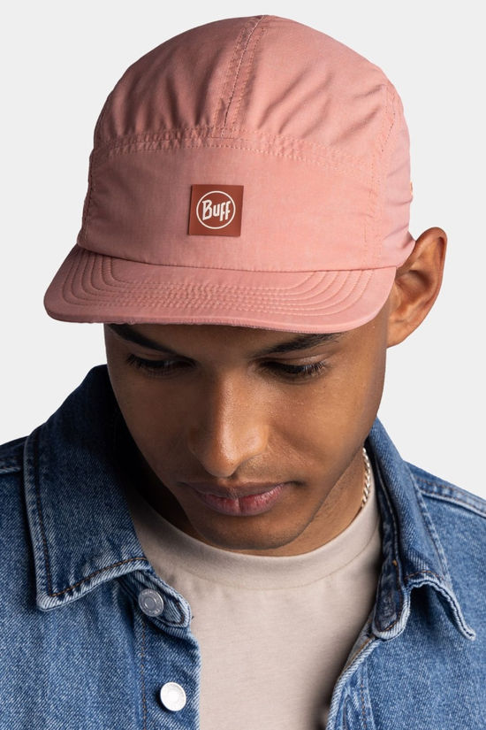 Buff Unisex 5 Panel Explore Cap Slen Damask