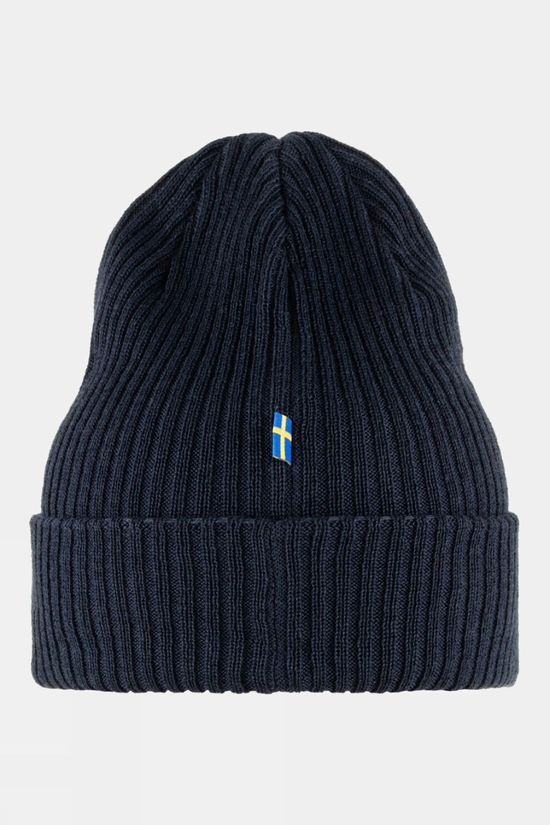 Fjallraven Unisex Rib Beanie Dark Navy