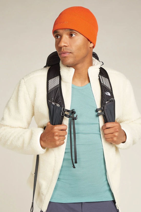 Icebreaker Mens Merino All Day Toque Beanie Blaze