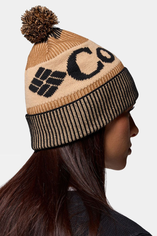 Columbia Unisex Polar Powder III Beanie Black, Camel Brown, Canoe