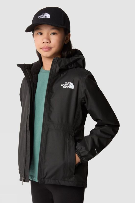 The North Face Girls Warm Storm Rain Jacket  Tnf Black