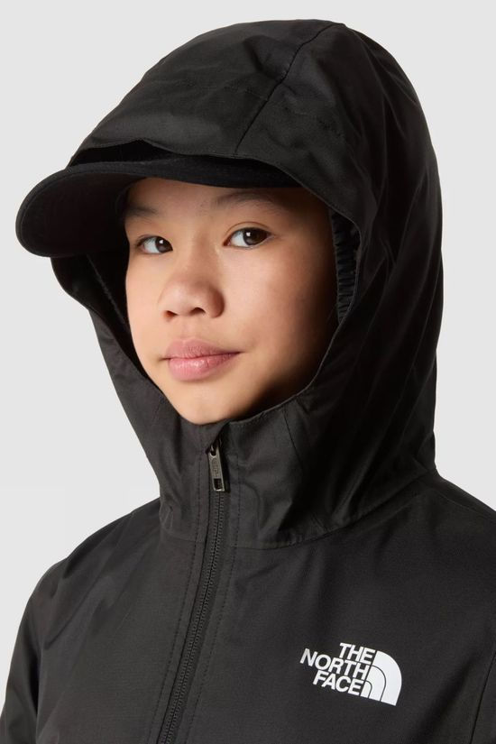 The North Face Girls Warm Storm Rain Jacket  Tnf Black