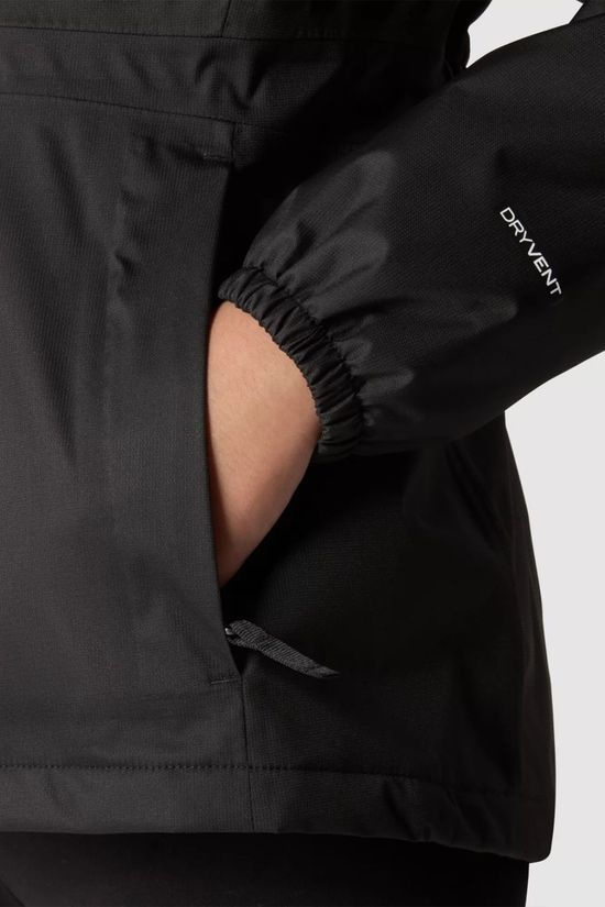 The North Face Girls Warm Storm Rain Jacket  Tnf Black