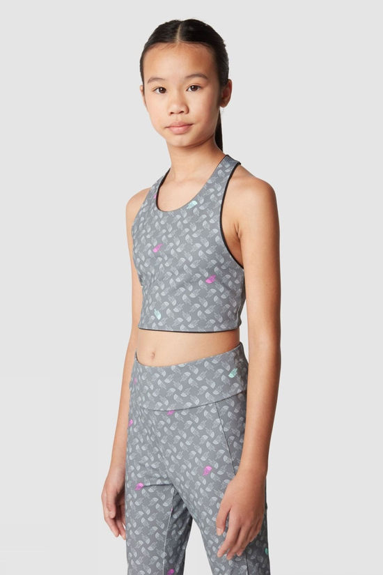 The North Face Girls Never Stop Reversible Tanklette 14+ Tnf Black/Smoked Pearl
