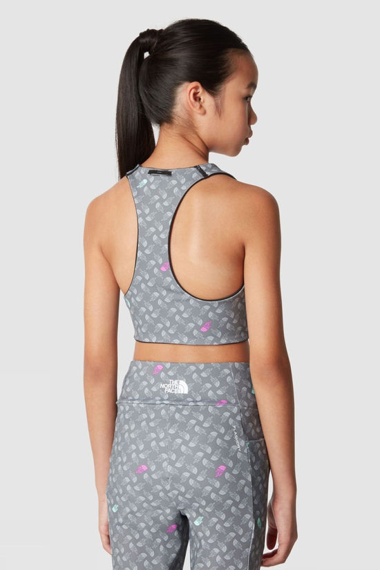 The North Face Girls Never Stop Reversible Tanklette 14+ Tnf Black/Smoked Pearl
