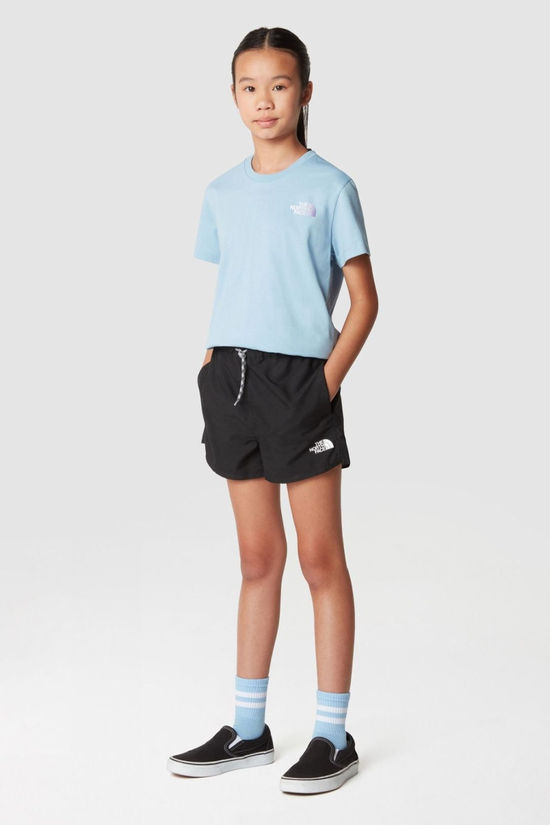 The North Face Girls Relaxed Graphic T-Shirt 14+ Steel Blue