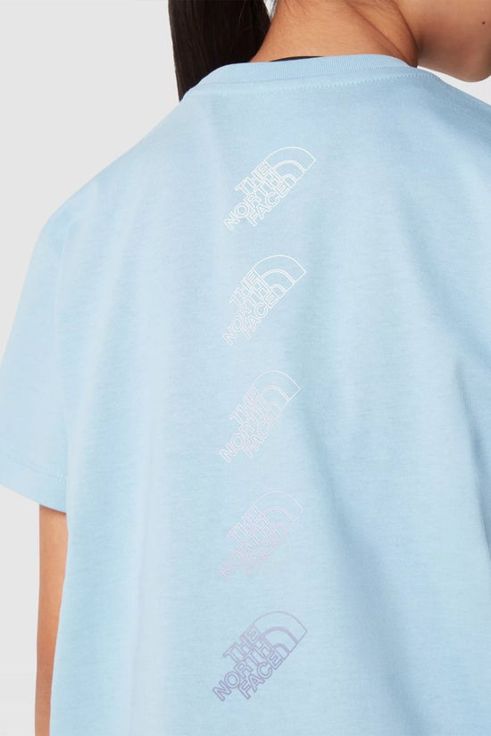 The North Face Girls Relaxed Graphic T-Shirt 14+ Steel Blue