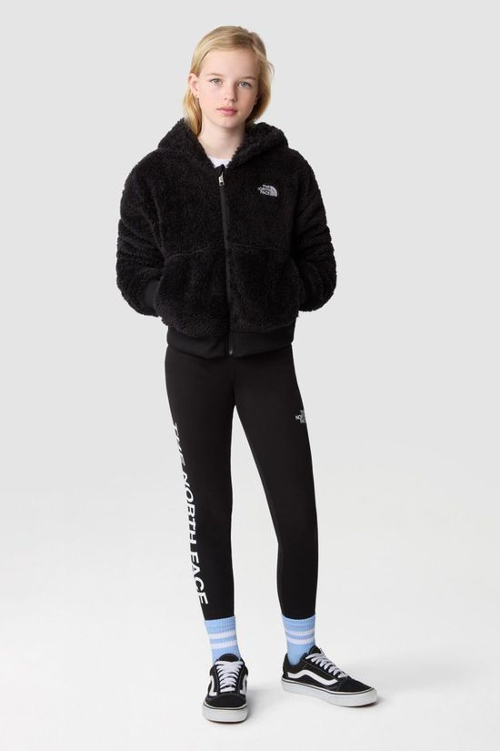 The North Face Kids Suave Oso Hooded Fleece Jacket Tnf Black