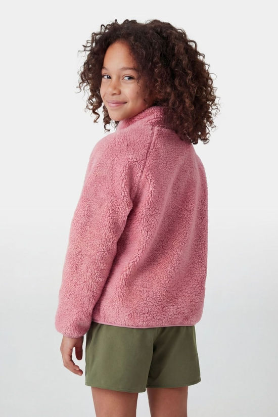 Ayacucho Kids Leyla Full Zip Fleece Foxglove