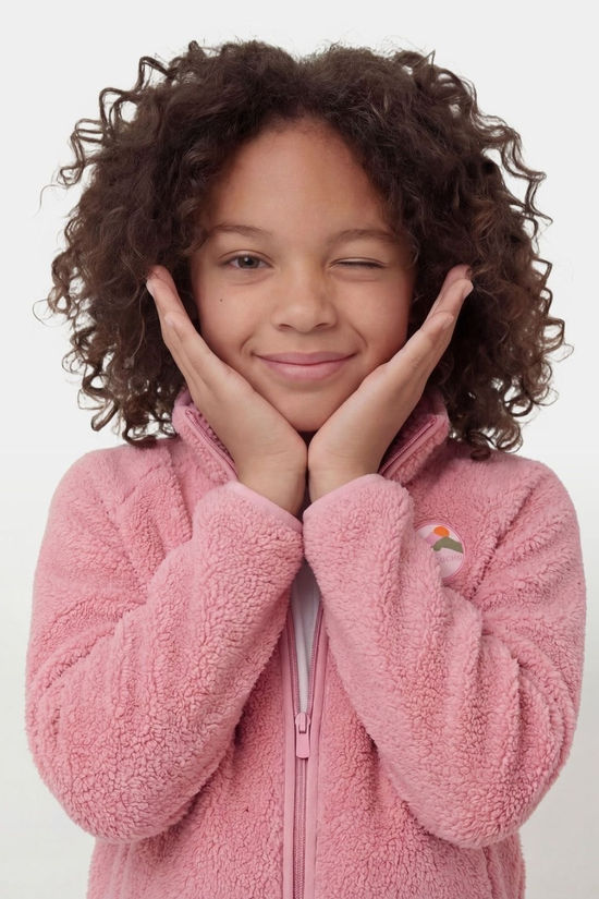 Ayacucho Kids Leyla Full Zip Fleece Foxglove