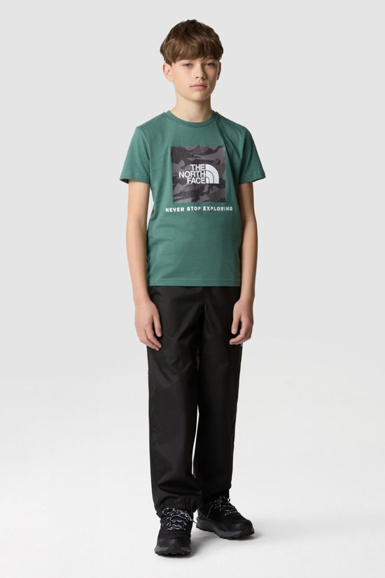 The North Face Boys Redbox T-Shirt  Dark Sage-Asphalt Grey