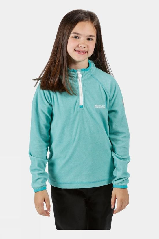 Regatta Youth Loco Half Zip Fleece 14+ Turquoise