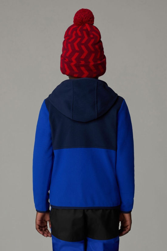 The North Face Kids Glacier Full-Zip Hooded Fleece Jacket Tnf Blue