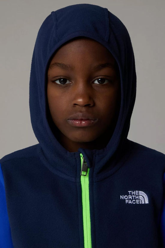 The North Face Kids Glacier Full-Zip Hooded Fleece Jacket Tnf Blue