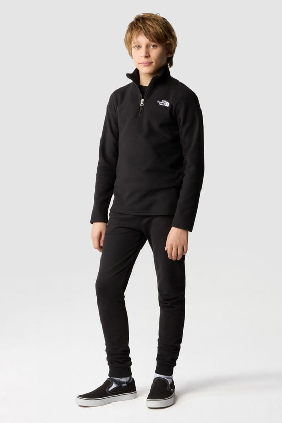 The North Face Teen Glacier Quarter Zip Fleece  Tnf Black