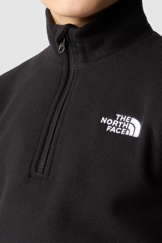 The North Face Teen Glacier Quarter Zip Fleece  Tnf Black