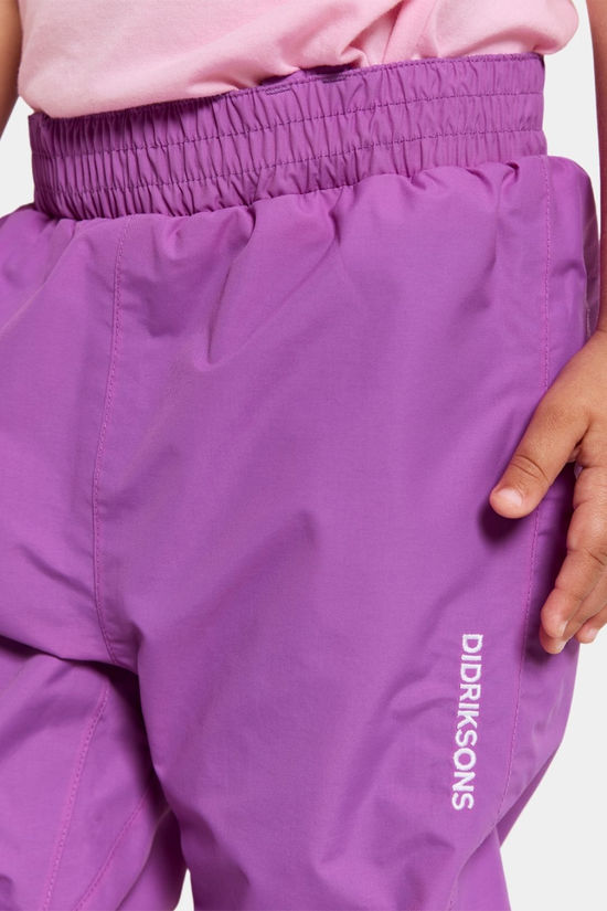 Didriksons Kids Idur Zip Off Trousers Tulip Purple