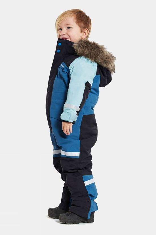 Didriksons Kids Bjärven Overalls Corn Blue